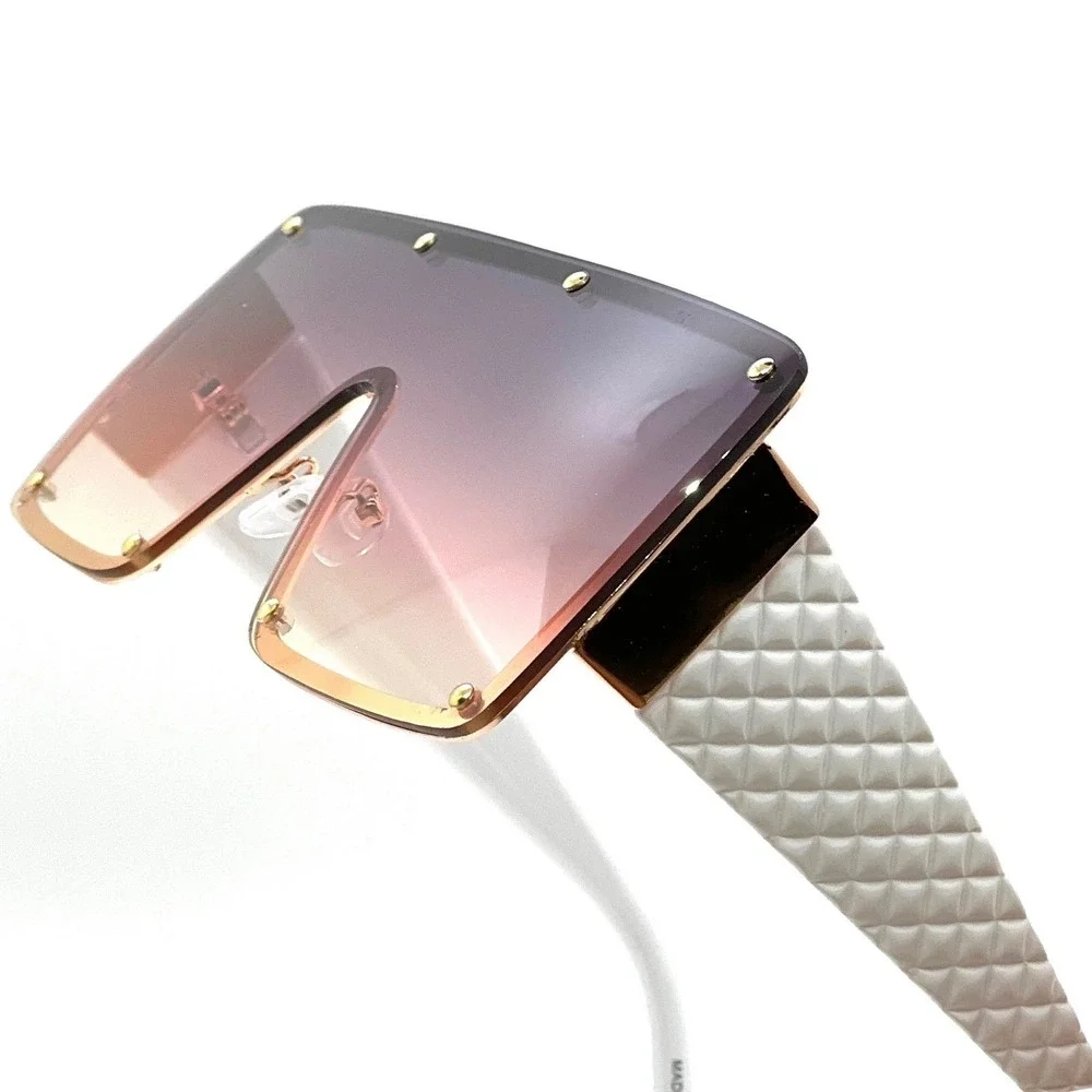Shield Sunglasses Oversized Studded Fashion Visor Sunnies‎ Designer Shades